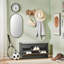 Boehm Polyester Upholstered Storage Bench-1219900423