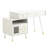 Versatile 3-in-1 Makeup Vanity Desk with Lighted Flip Mirror, Storage Stool & Adjustable Cabinet-1924764739