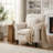 Upholstered Accent Armchair with Pillow-1615855916