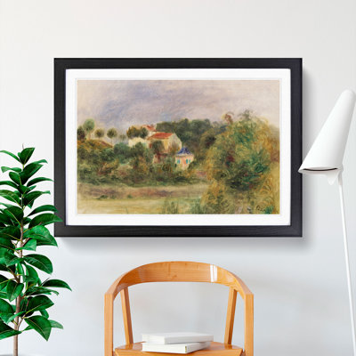 Houses in a Park by Pierre-Auguste Renoir - Picture Frame Painting