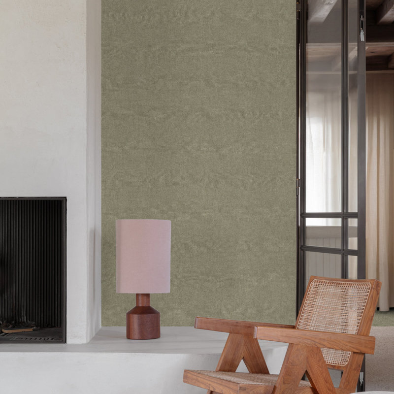 Surfaces Collection Natural Texture Wallpaper Roll, Off-White