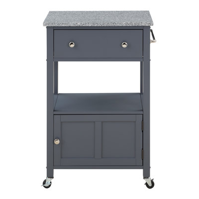 Suell Kitchen Cart White by Red Barrel Studio