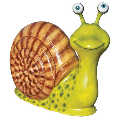 Enormous Garden Monsieur Escargot Snail Statue