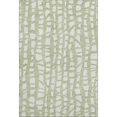 Premium Machine Washable Prisco Aloe Rug
