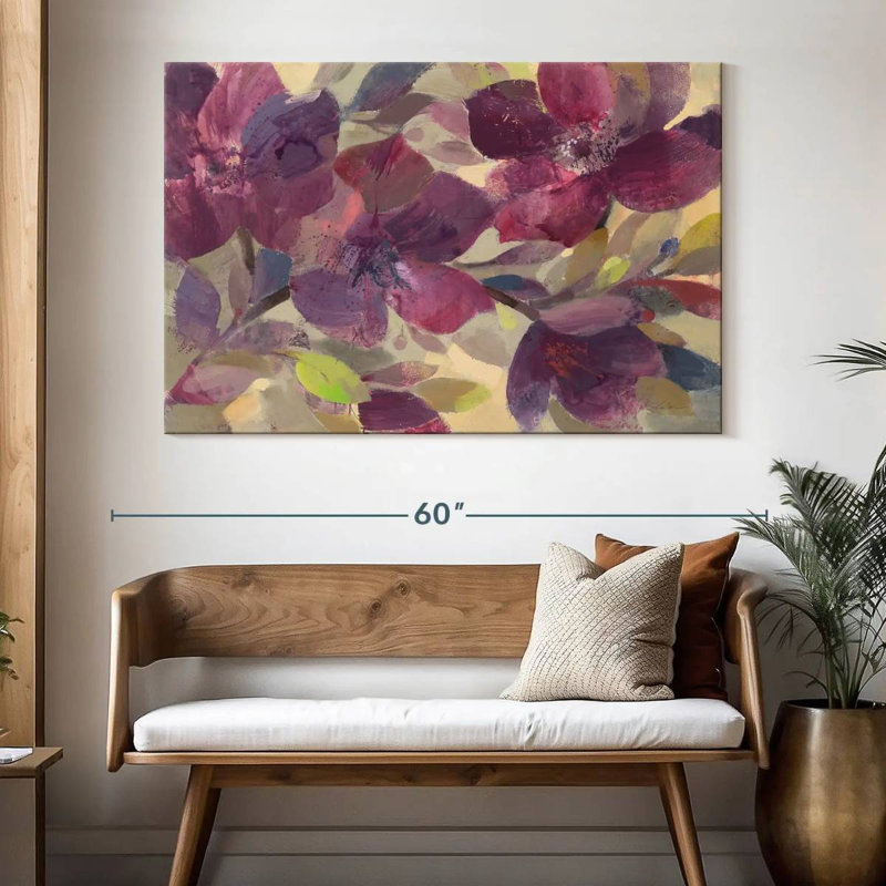 Fleurs d'automne Avery, H 34 po x l 51 po