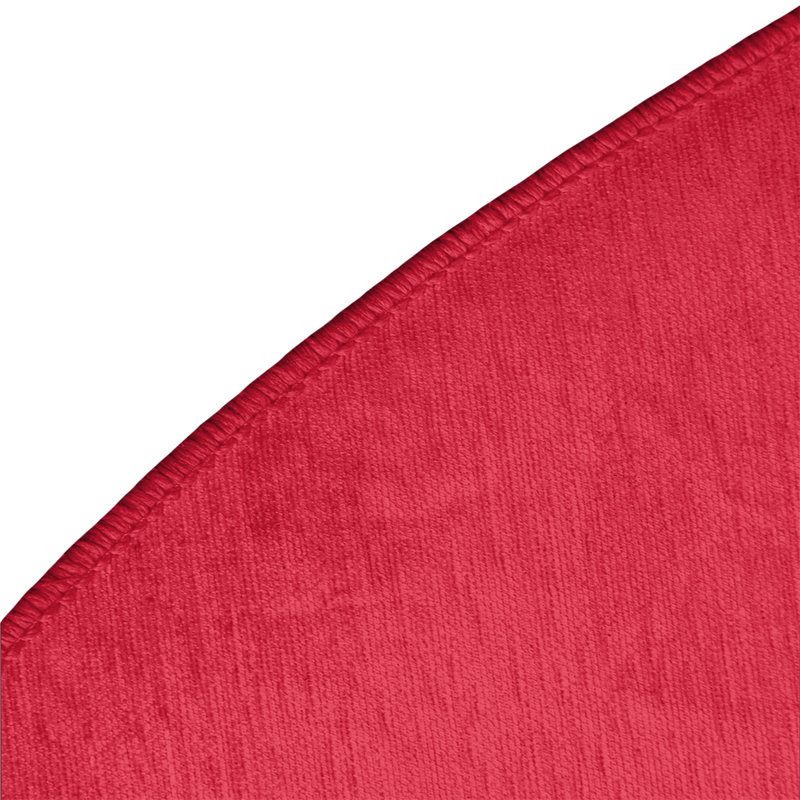 Tapis rouge/bleu marine, Rond 5 pi