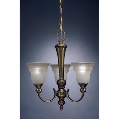 Lustre classique/traditionnel ombré 3 lumières Rivenbark
