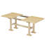 Ensemble de table de salle à manger extensible de 76 pouces Farmhouse-713828349-713828351