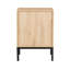 Armoire de chevet avec tiroir 2 pièces