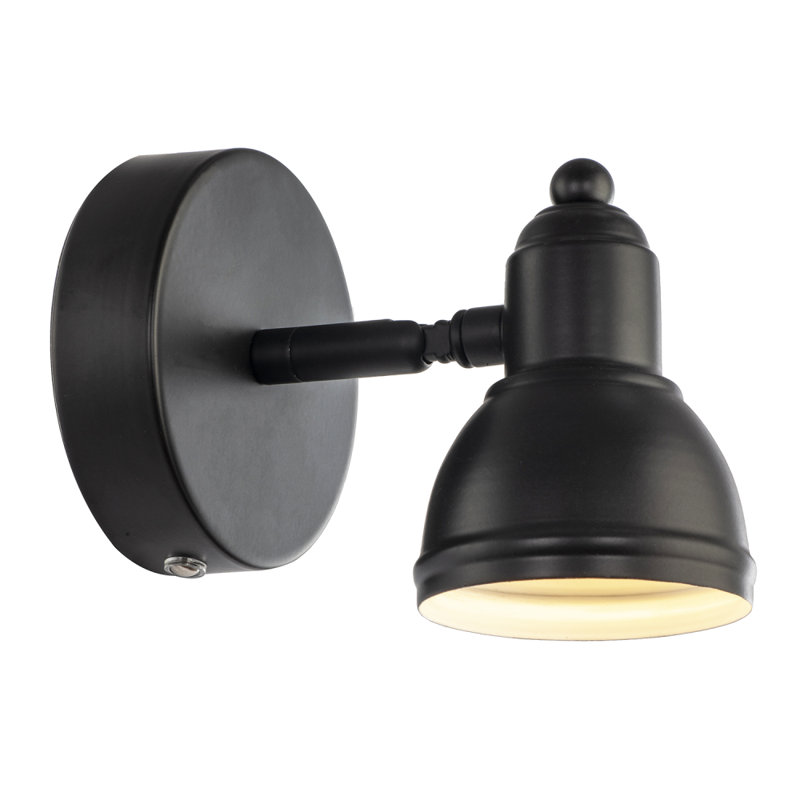 Wall Sconce, Matte Black