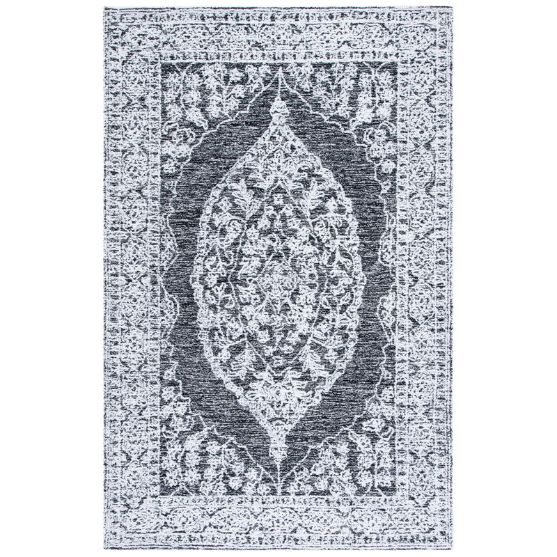 Tapis Metro 159 ivoire / noir, Tapis de couloir 2 pi 3 po x 9 pi
