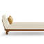 Chaise confortable en bois massif