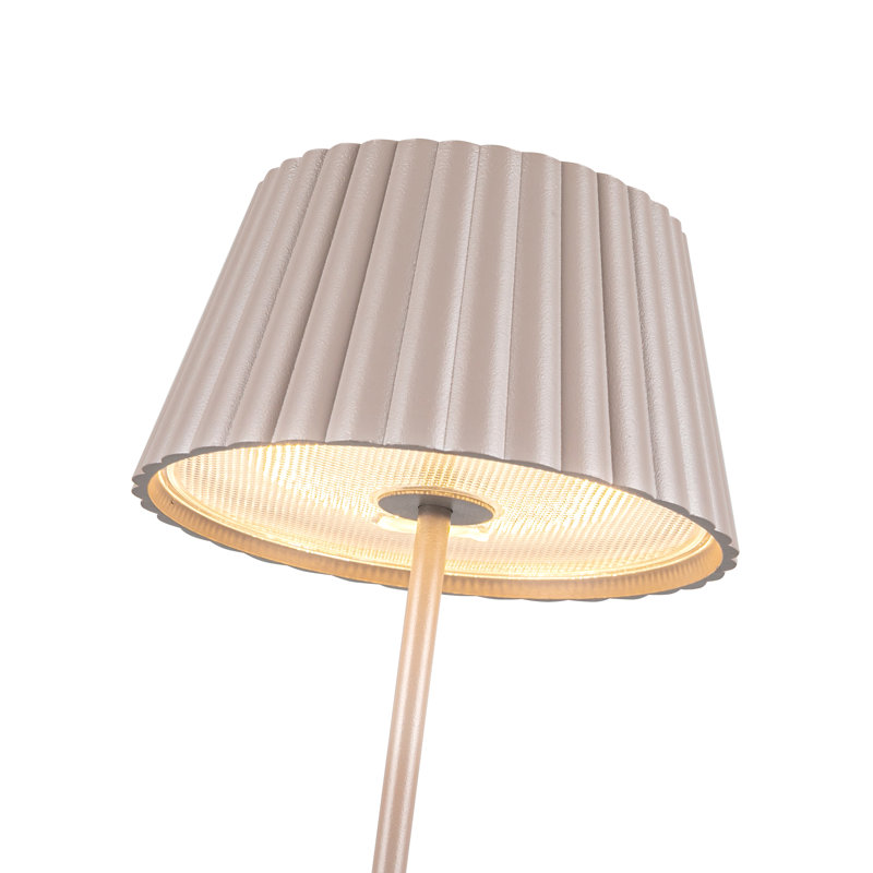 Dario LED Standard Table Lamp, Moonstone Gray