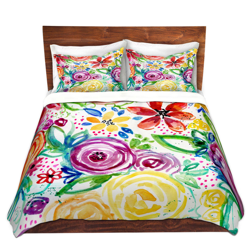 Ensemble de housse de couette daydreams, 1 housse simple + 1 taie standard