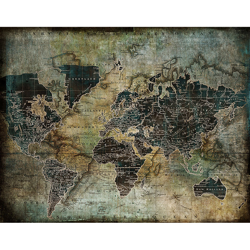 Ancient Geography Print by Sofia Fox, Outdoor, 40" H x 50" W