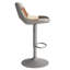 Swivel Adjustable Height Bar Stools, Faux Leather Upholstered Counter Stools, Modern Pub Stools-1858775182