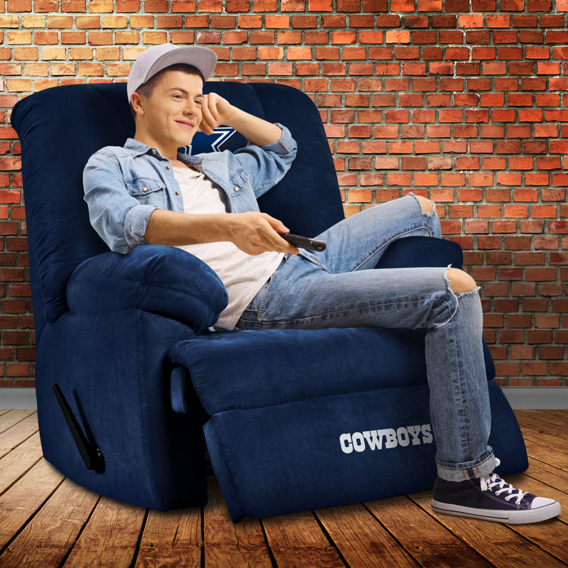 NFL Upholstered Recliner, Dallas Cowboys