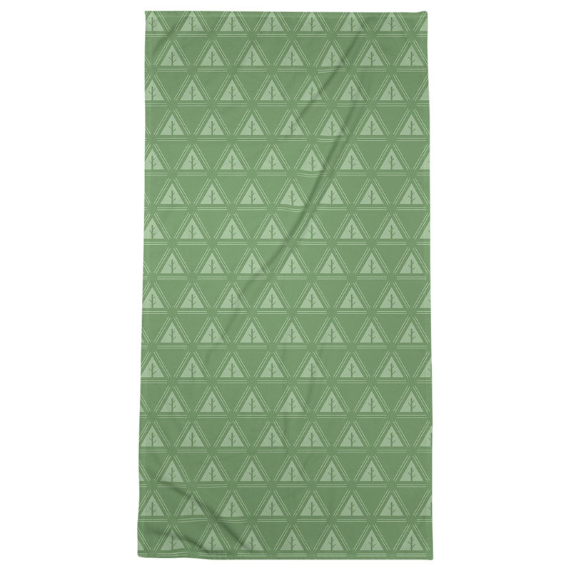 Barbra Beach Towel, Light Green/Dark Green
