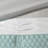 8 Piece Comforter Set Seafoam/Grey Queen