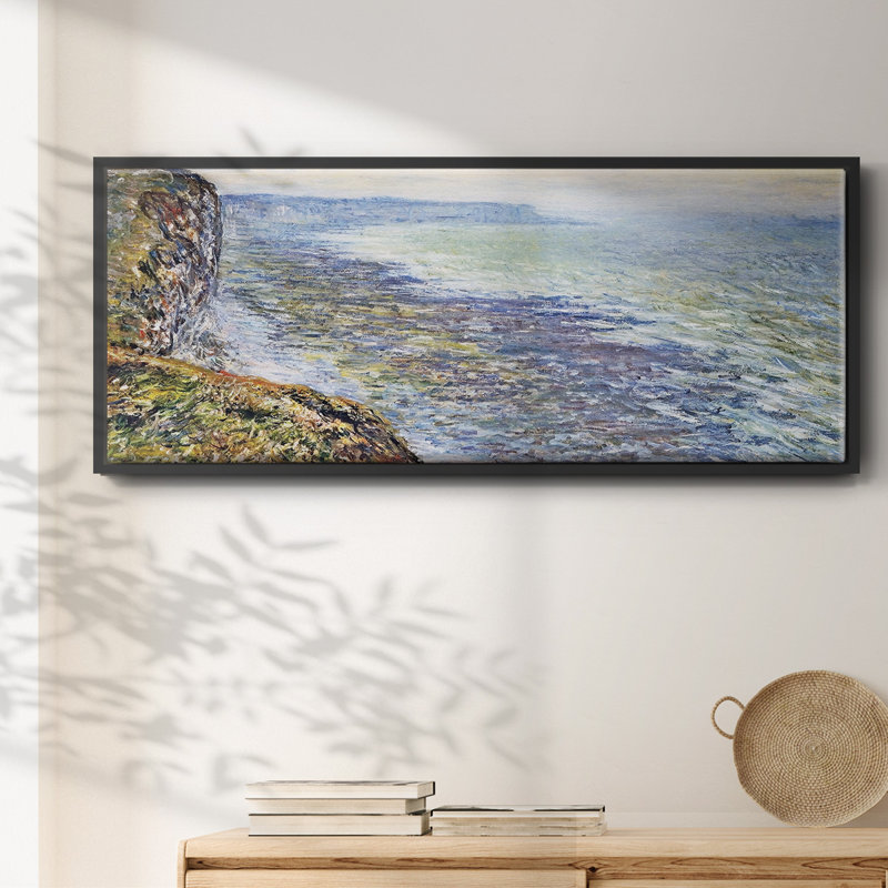 Paysage marin près de Fecamp, 1881 - Toile encadrée, H 24 po x l 60 po