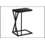 Table d'appoint en forme de C pour le salon et la chambre à coucher, élégante et polyvalente avec un design asymétrique et des caractéristiques peu encombrantes-614849104