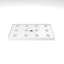Base de douche blanche mince de 32 po x 48 po VEVOR, drain central, seuil bas de 2,95 po, diamètre de crépine de 4,53 po, conception en alcôve à seuil unique