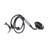 Handheld Telephone Shower Head Set With 58in Flex Hose Chrome
