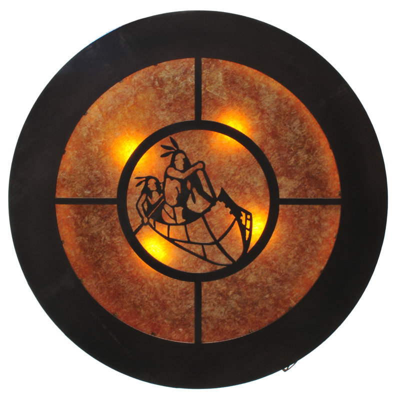 Rustic Lodge 2 - Light Pendant, 40" - 58" H x 24" W x 24" D