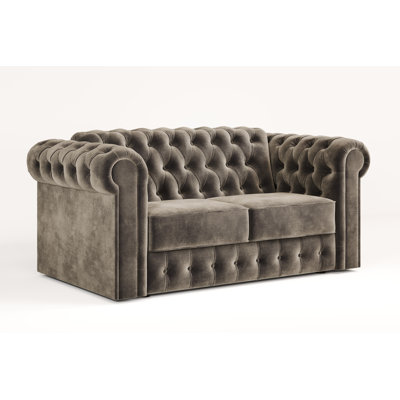 Jay-Be® Chesterfield Sofa Bed with e-Sprung™ Mattress - Two seater - Luxe Velvet
