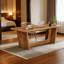 Table de conférence industrielle, bureau de direction, bureau d'ordinateur en bois