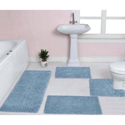 Hazlett 4 Piece Bath Rug Set