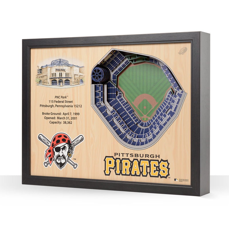 MLB 25-Layer StadiumViews 3D Wall Art, Pittsburgh Pirates