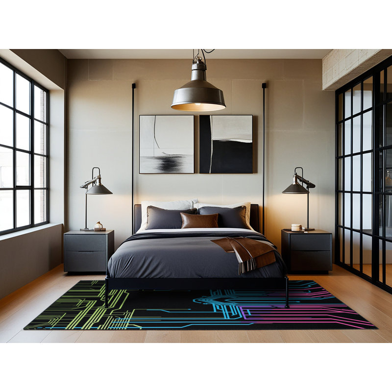 Hyper Radiance Rug, Rectangle 3' x 5'