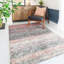 Abstract Machine Tufted Shag Area Rug-643674154-643674152