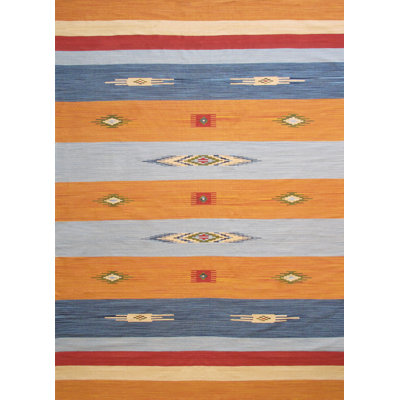 Anatolian Flatweave Cotton Geometric Indoor Rug