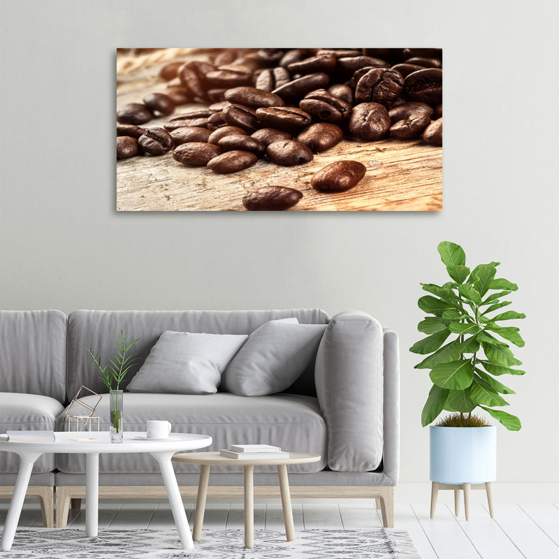 Coffee Beans - Wrapped Canvas Print