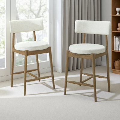 Tabouret de comptoir Mid-Century moderne (ensemble de 2)