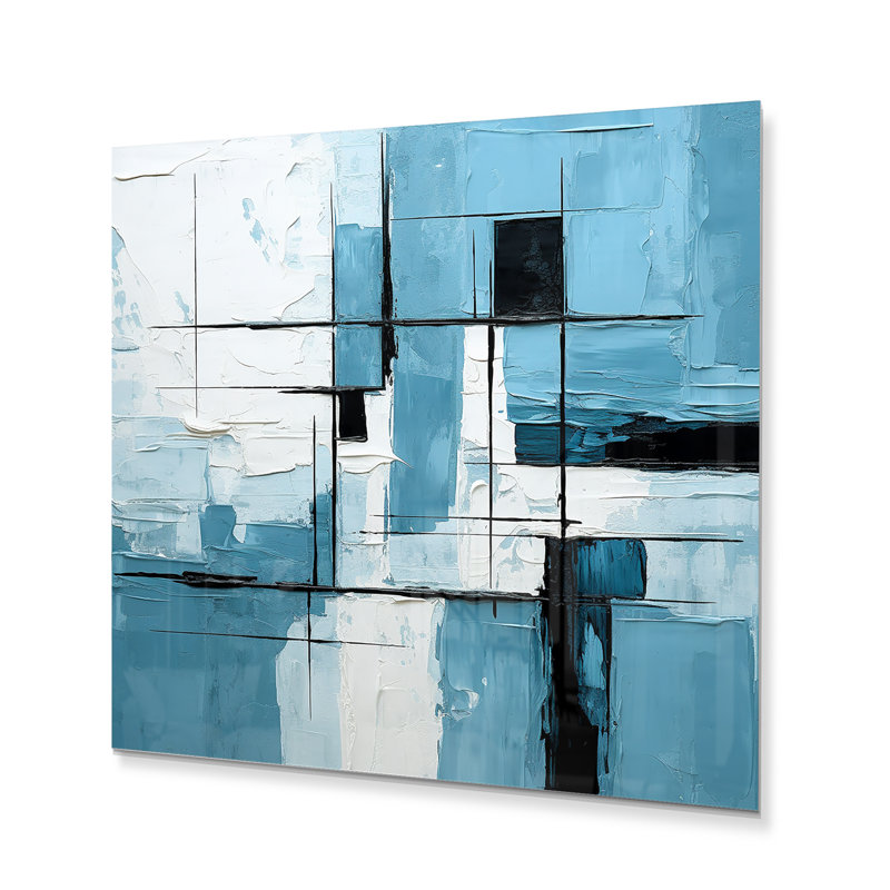 - Décoration murale abstraite en métal, H 16 po x l 16 po x P 1 po