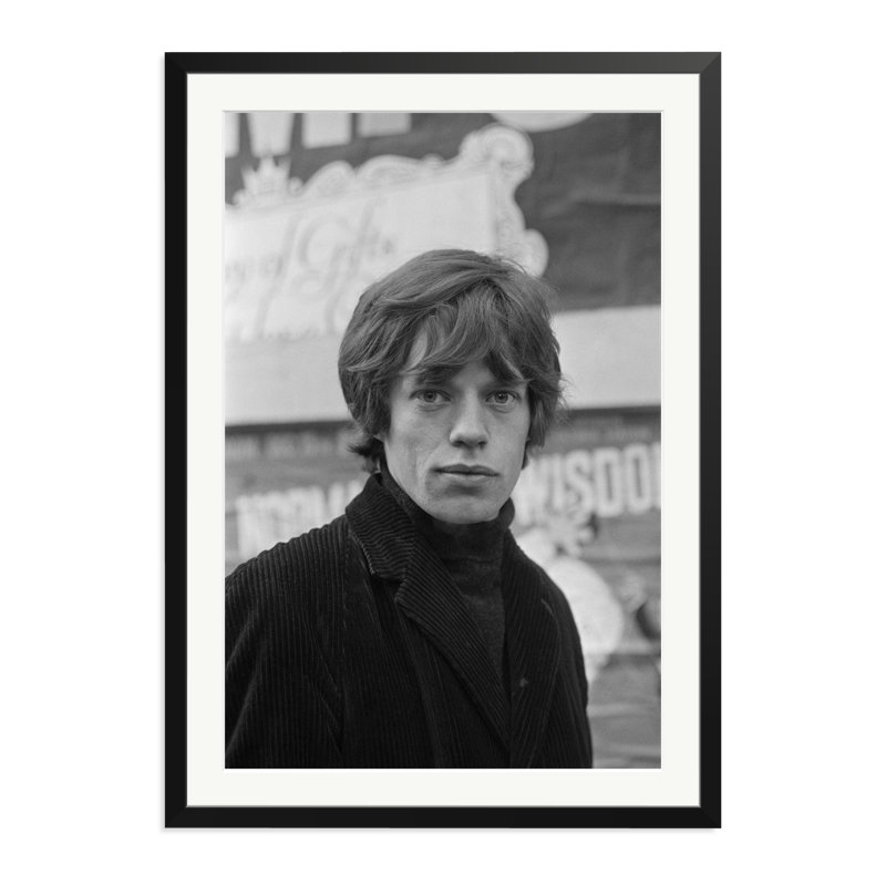 Jagger in Soho, 38" H x 27" W, Black