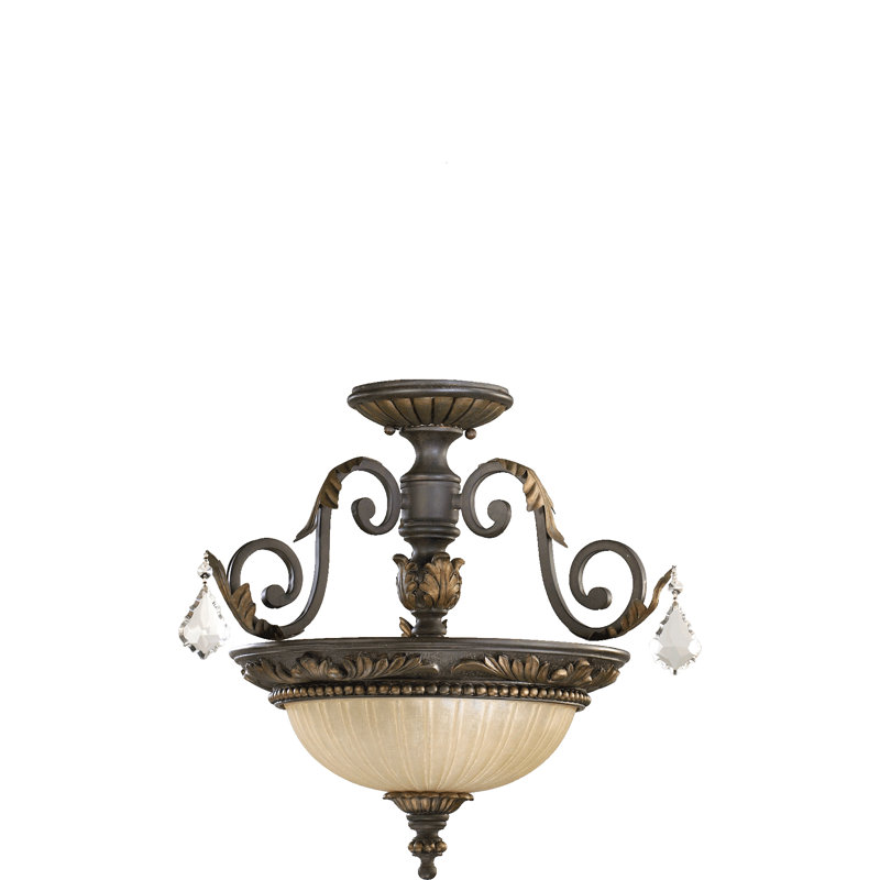 Luminaire suspendu Araiz, H 18 po x l 17 po
