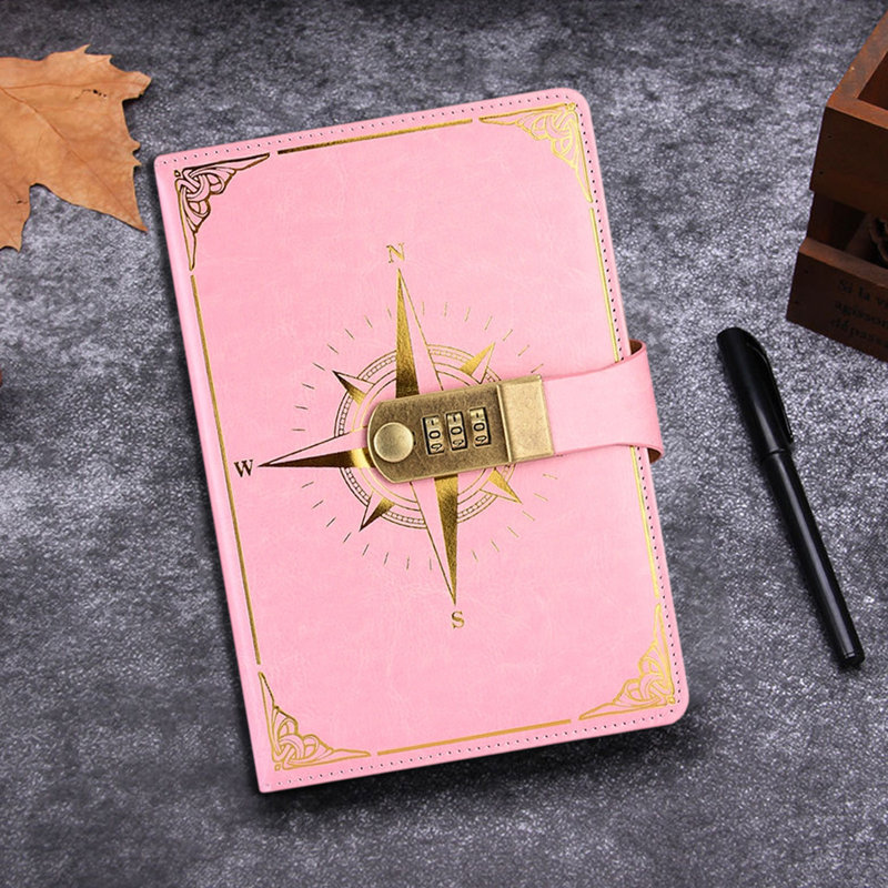 Carnet de mots de passe A5 Classic, Rose
