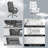 Big & Tall Office Chair - PU High Back Gaming/Executive Desk Chair with Pocket Spring Cushion, Adjustable Armrests, Lumbar Support & Footrest,White-489958904