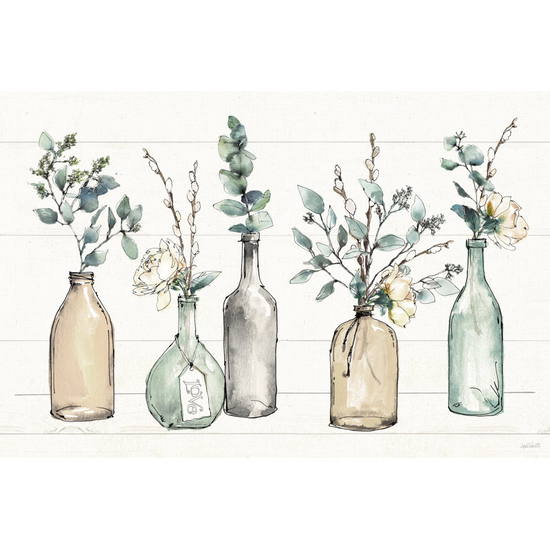 «Modern Farmhouse I» par Anne Tavoletti - reproduction d'art sur toile, H 12 po x l 18 po