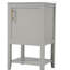Meuble-lavabo de 20 po avec lavabo, armoire de salle de bain avec porte à fermeture douce, support de rangement et tablette ouverte, gris (ancien SKU: WF308492AAE / N725P220604E)-897218958