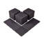 Carreaux de terrasse à emboîtement, paquet de 54, 12 po x 12 po Revêtement de sol extérieur en plastique imperméable à l'eau Ft