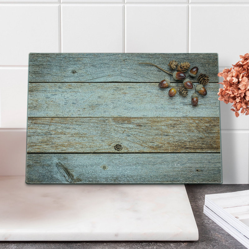 Planche à découper en bois trempé Ambesonne