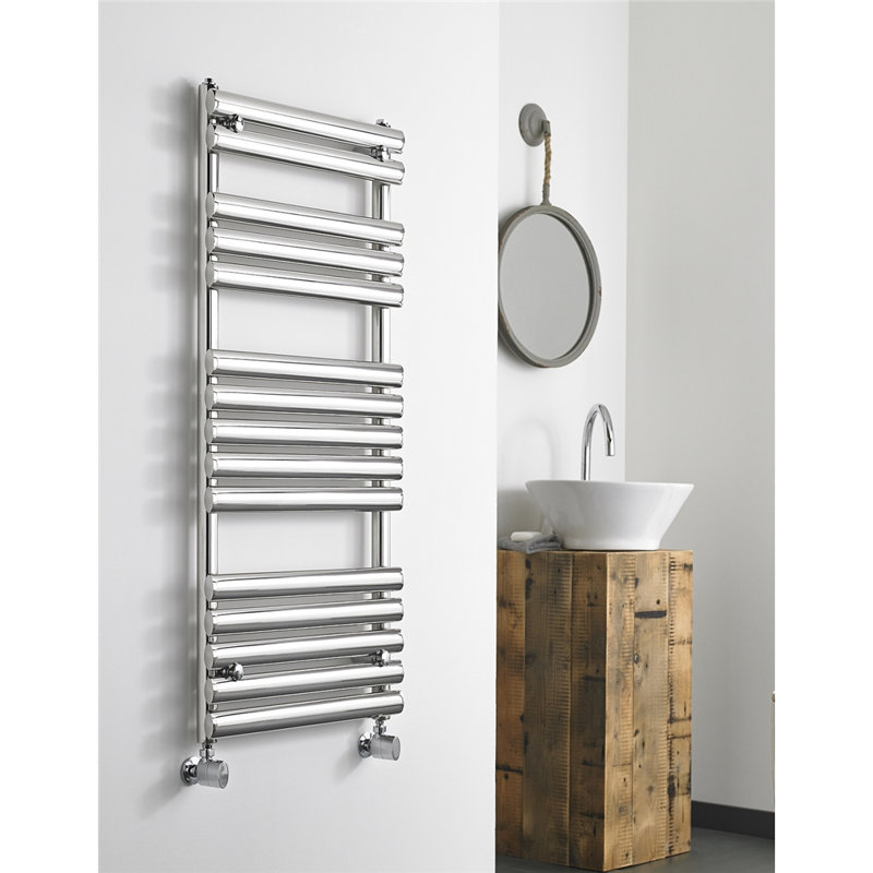Clifton Heated Towel Rails, 80cm H x 50cm W x 6.3cm D