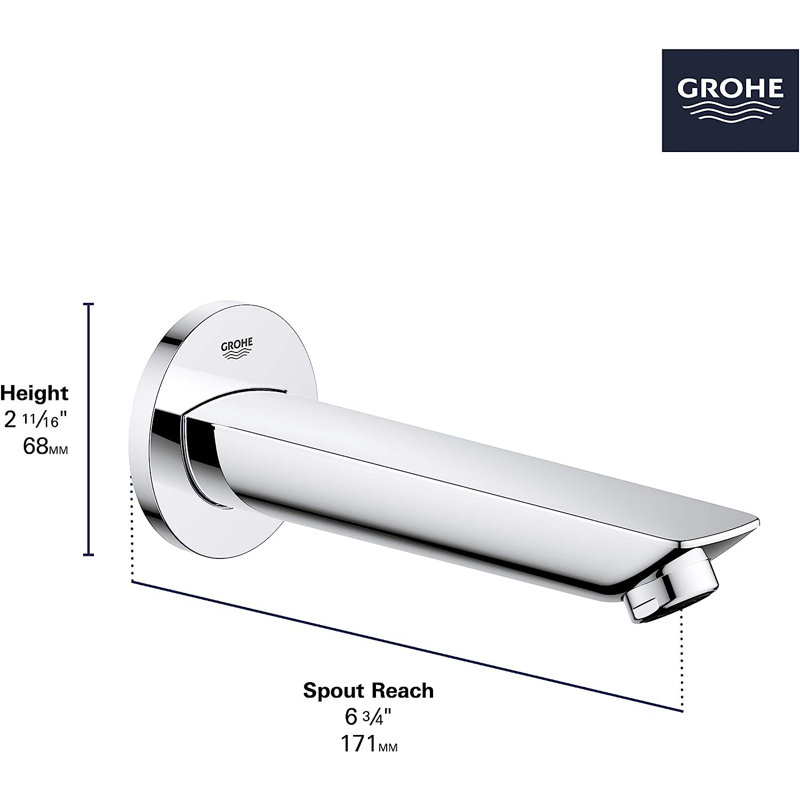 Bauloop® Wall Mounted Tub Spout