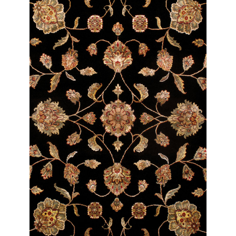 Agra Collection Hand-Knotted Wool Area Rug- 8'11'' X 12' 2''
