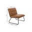 Faux Leather Accent Chair-1944696663